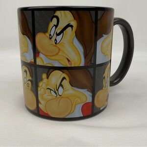 Disney Grumpy Dwarf Black Ceramic Coffee Mug ☕ Walt Disney World